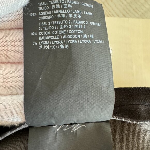 SAINT LAURENT Suede Biker Zipped Detailed Pants - Picture 10 of 12